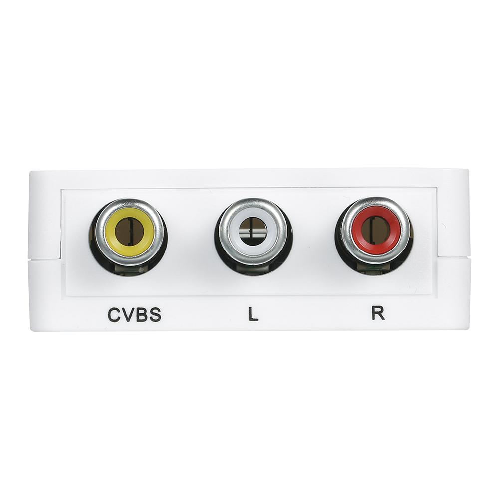 HD to AV Converter Digital Signal to RCA Video Converter 1080P Resolution Support NTSC/PAL Standard