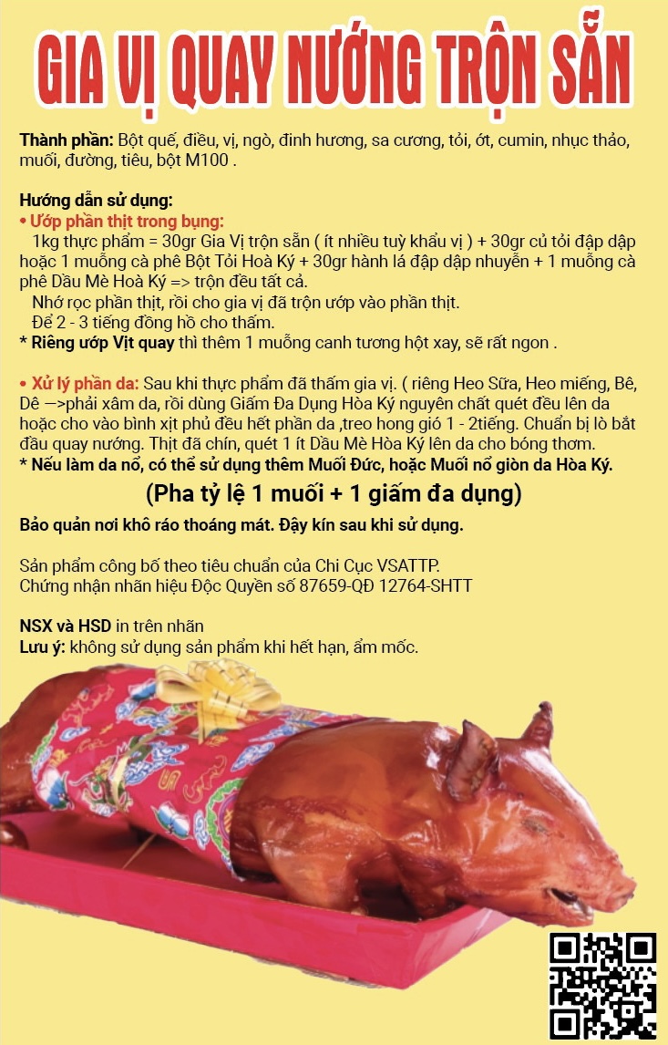 BỘT QUAY HEO Trộn Sẵn 100gr