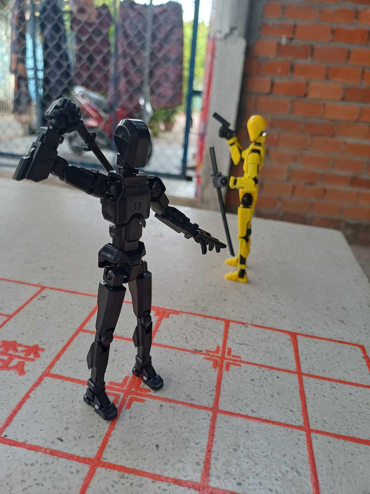 Đồ chơi robot Dummy lắp ráp siêu hot