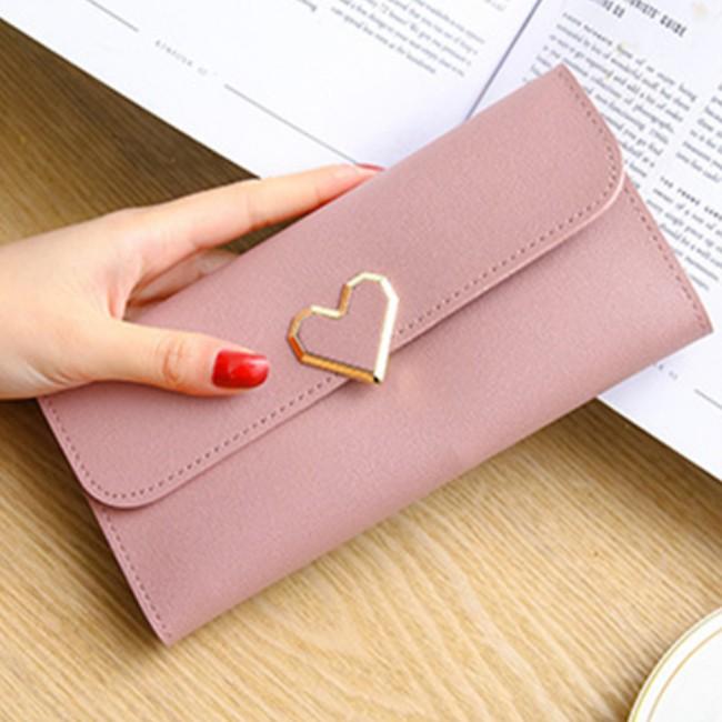 Ví nữ thời trang da cao cấp 40579 - xám