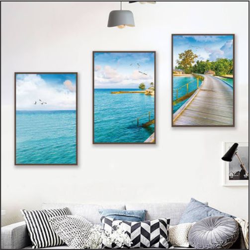 BÔ  3 TRANH CANVAS HIỆN ĐẠI TRANG TRÍ TREO TƯỜNG