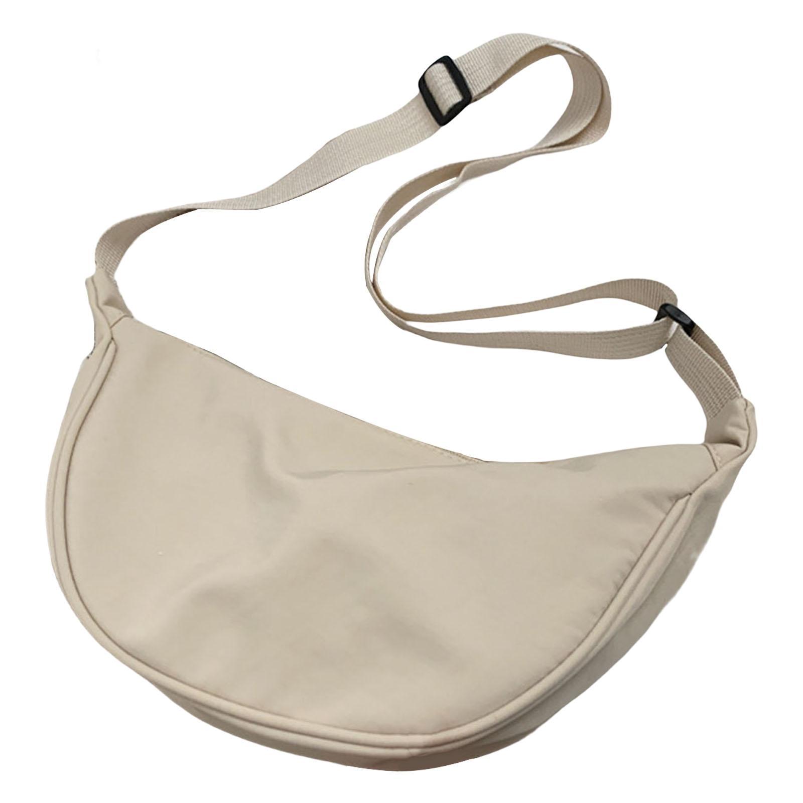 4pcs Women Girls Dumpling Bun Work Purse Casual Nylon Shoulder Bag