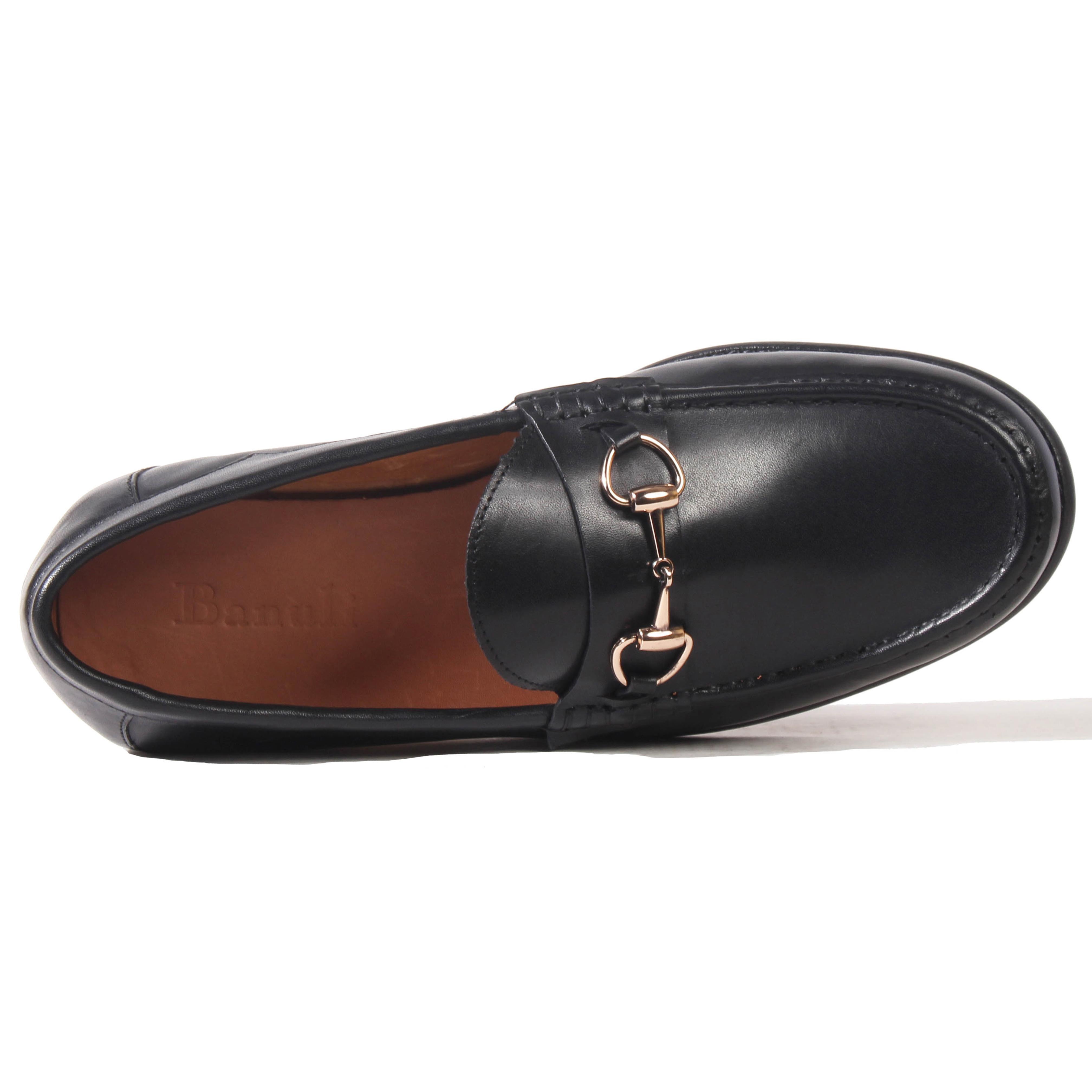 Giày Tây Lười Nam Công Sở Banuli Da Bê Italian Horse Bit Loafers HDPL2 (Da Veg Itali Mềm Dẻo, Đế Siêu nhẹ, Bảo Hành Trọn Đời)