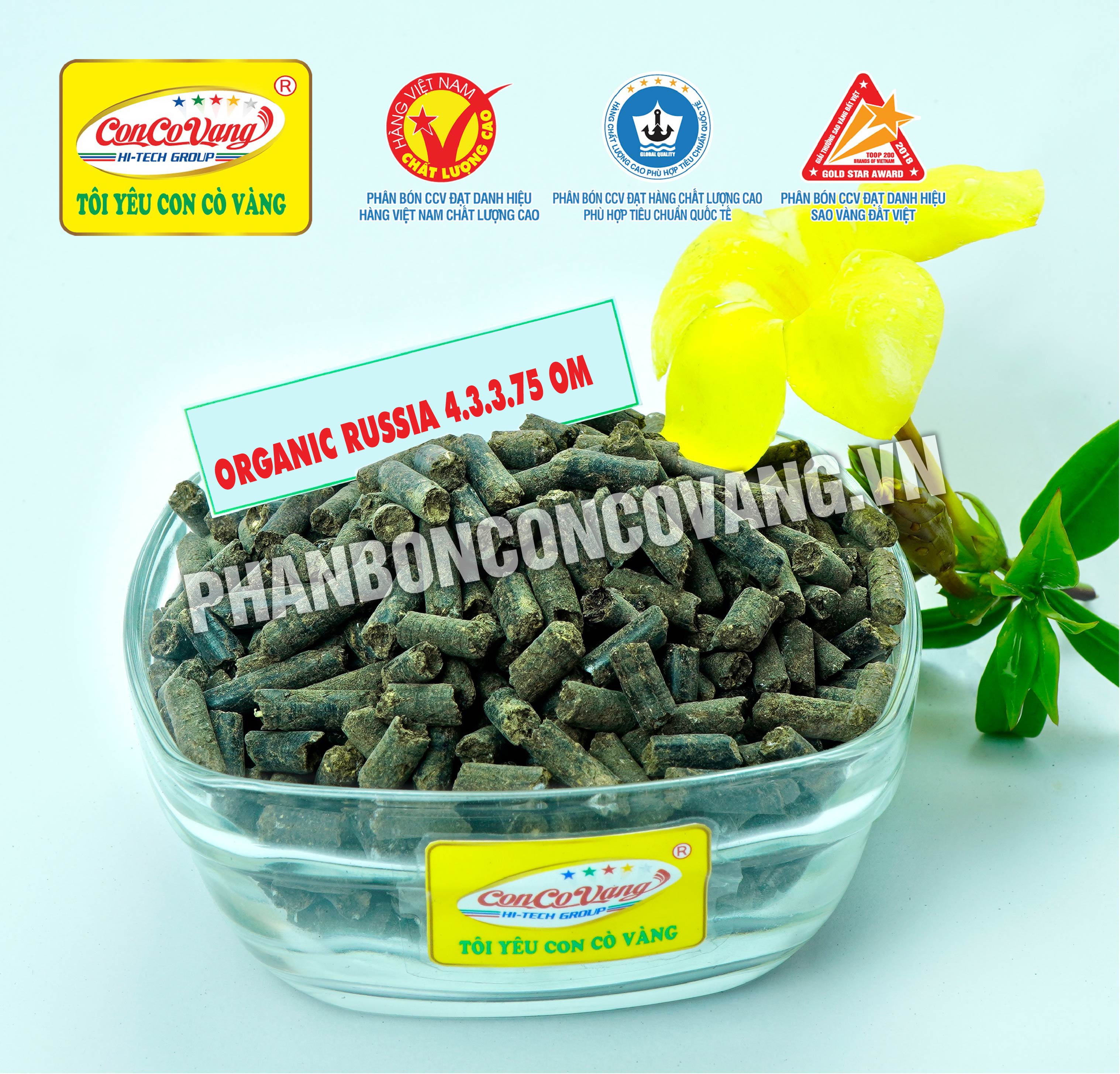 Phân bón chuyên dùng cho Cây Rau, Củ, Quả & Hoa | Hữu cơ viên nén dinh dưỡng nhập khẩu Nga