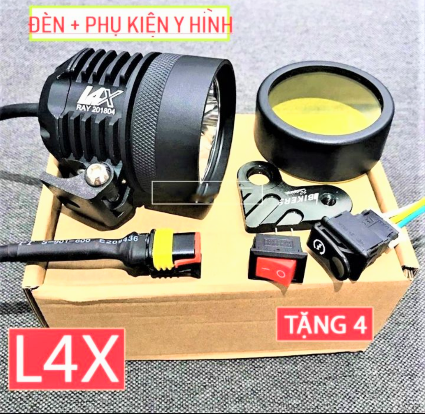 CHỌN BỘ ĐÈN TRỢ SÁNG L4X+ĐẦY ĐỦ PHỤ KIỆN HÀNG LOẠI SÁNG CHẤT LƯỢNG CAO