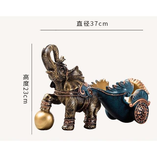 Giá đỡ chai ruou vang hình con voi kéo xe