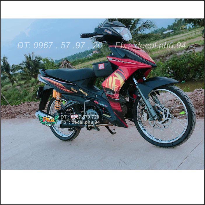Tem Rời Galaxy đỏ đen Crom