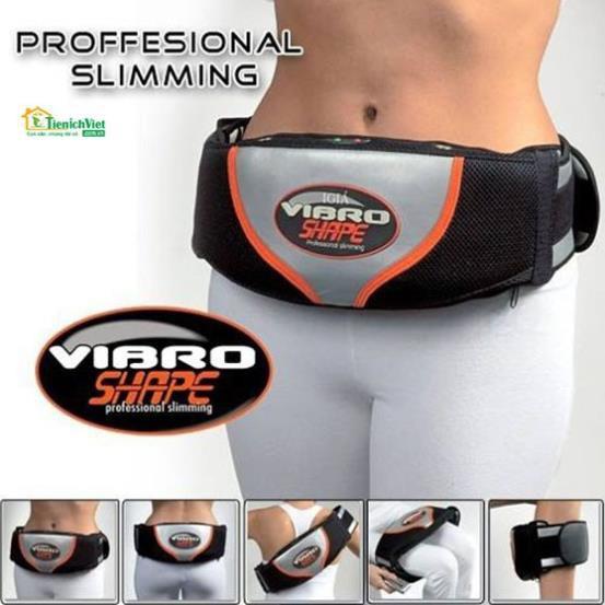 Đai rung nóng VIBRO SHAPE - Đai massage Đ́ ̛̉ ̛̀ bụng, đùi, mông