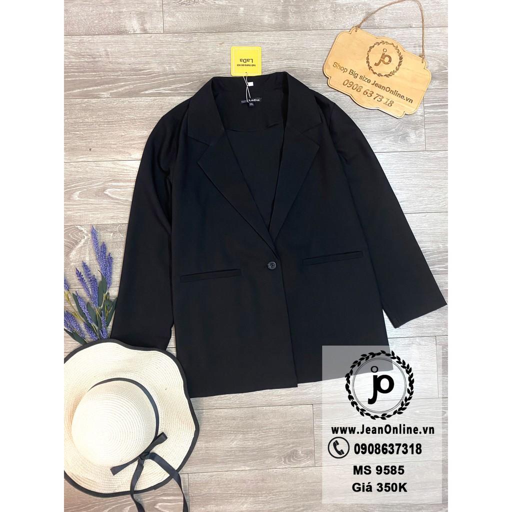 Blazer Tay Dài Bigsize nữ (MS 9585) áo khoác vest ngoại cỡ