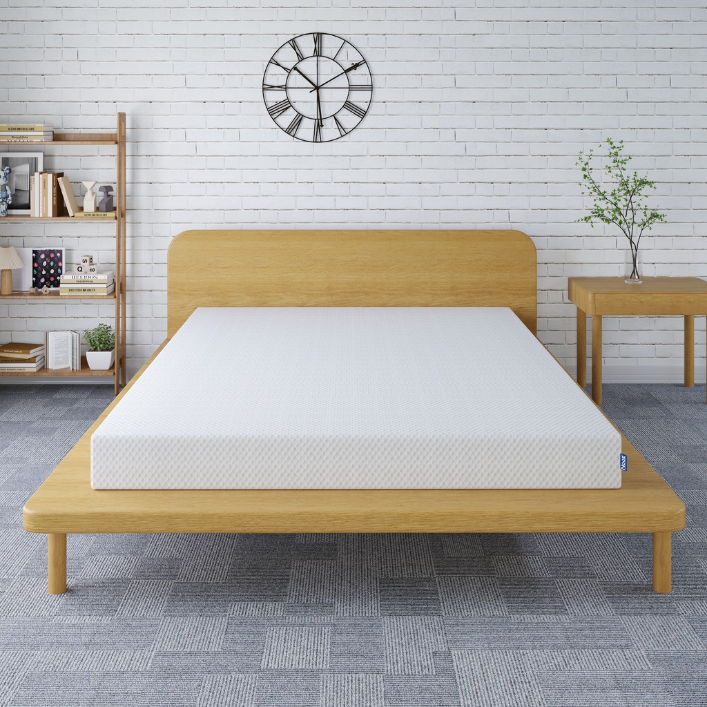 Nệm Foam NOOZ Home Goods  Tiêu Chuẩn CertiPUR-US Với Hai Tầng Foam Nâng Đỡ Ruột Đệm Cao Su Non Vỏ Nệm Tencel