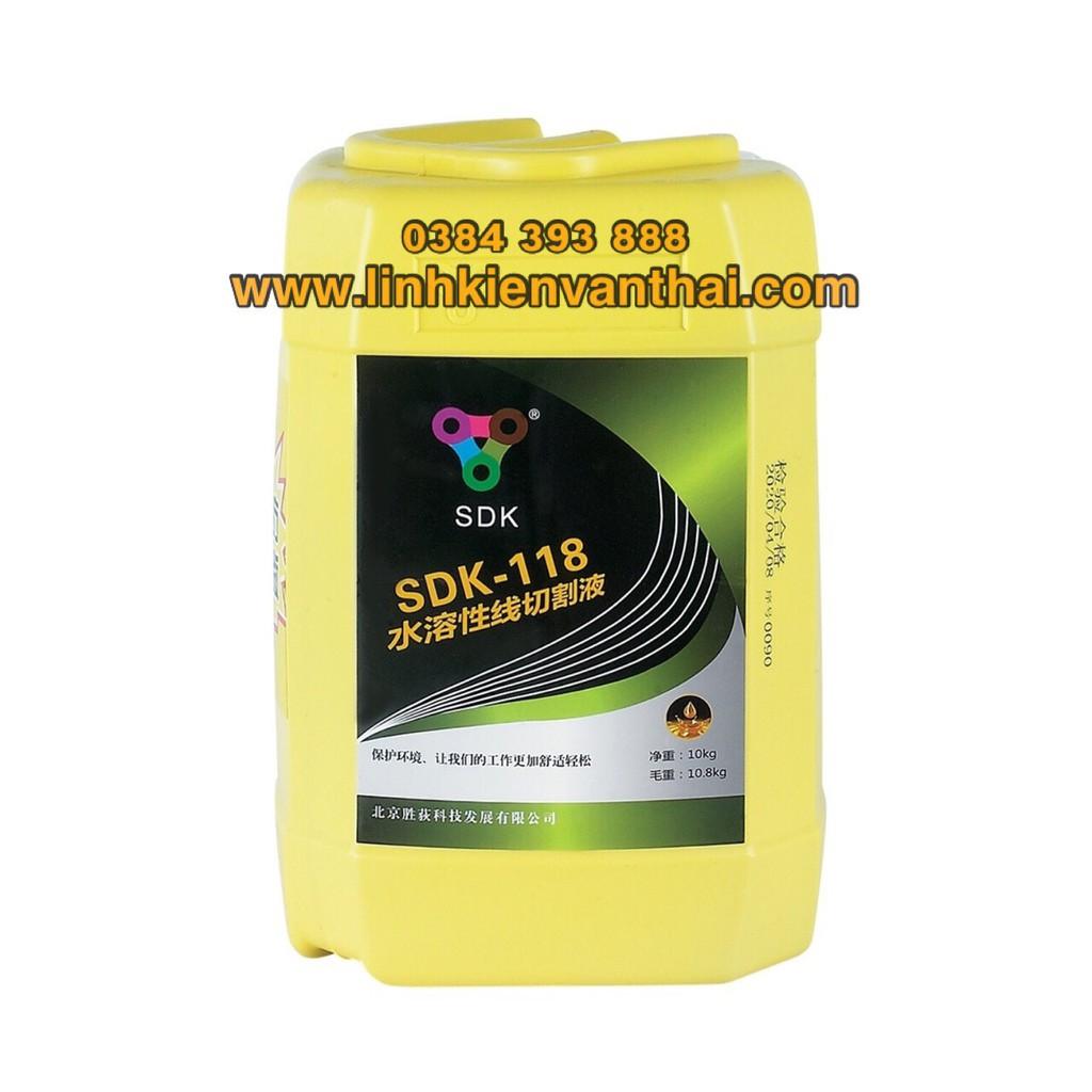 DẦU CẮT DÂY SDK-118/ 10 LÍT/ TẶNG 1 THÙNG 3L