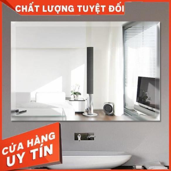 Gương soi nhà tắm kiếng soi dán tương giá rẻ treo tương kích thước 60x80 - guong mirror