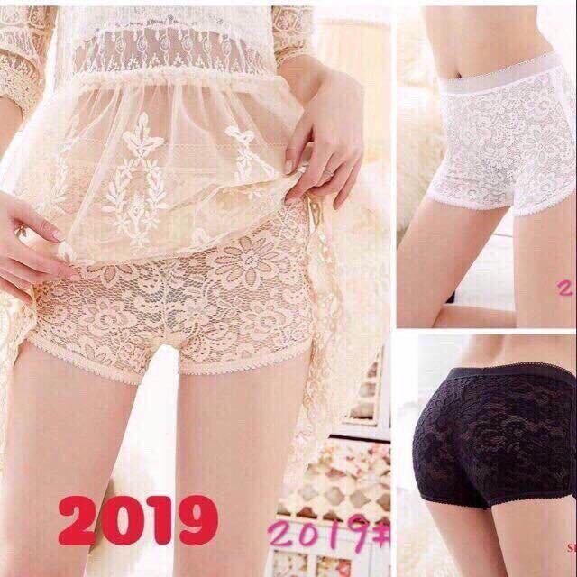 Hot 2018 - quần mặc trong váy hoa cúc, 2 lớp, REN XỊN, LOẠI 1
