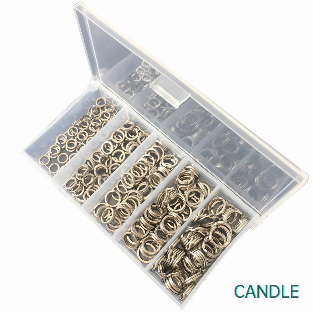 Set 200 Khuyên Nối Câu Cá Bằng Thép Không Gỉ