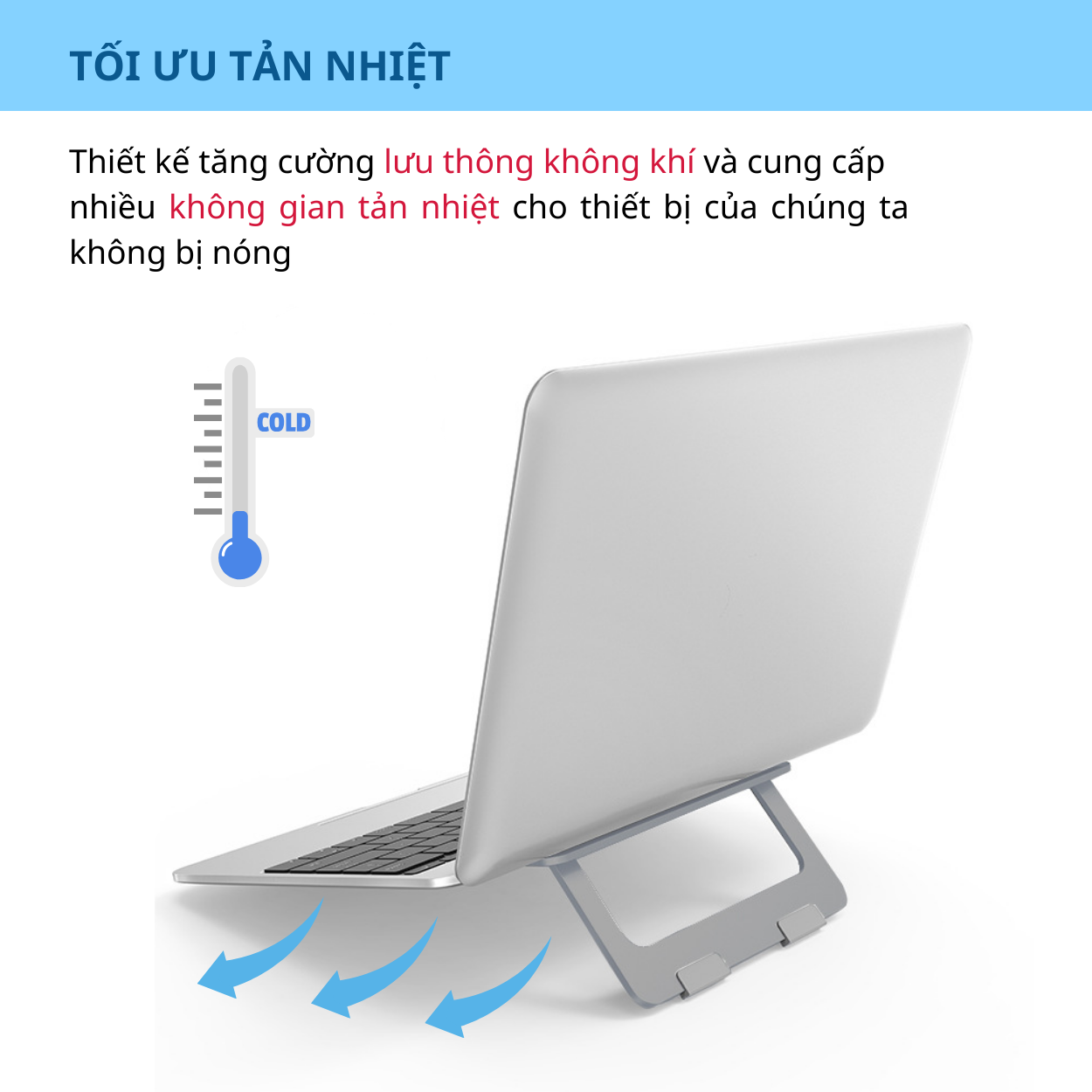 Giá Đỡ Để Bàn Dành Cho Laptop, Máy Tính Xách Tay Chất Liệu Hợp Kim Nhôm Cao Cấp Model HL001- Hàng Chính Hãng Tamayoko