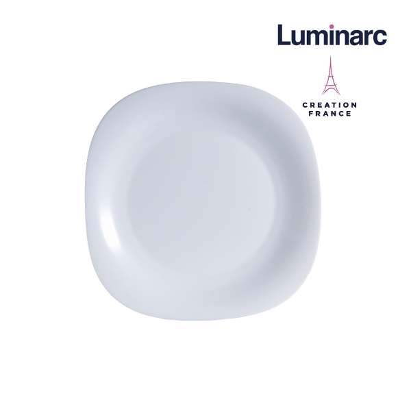 Bộ 6 Đĩa Thuỷ Tinh Luminarc Carine Trắng 19cm - LUCAH3660