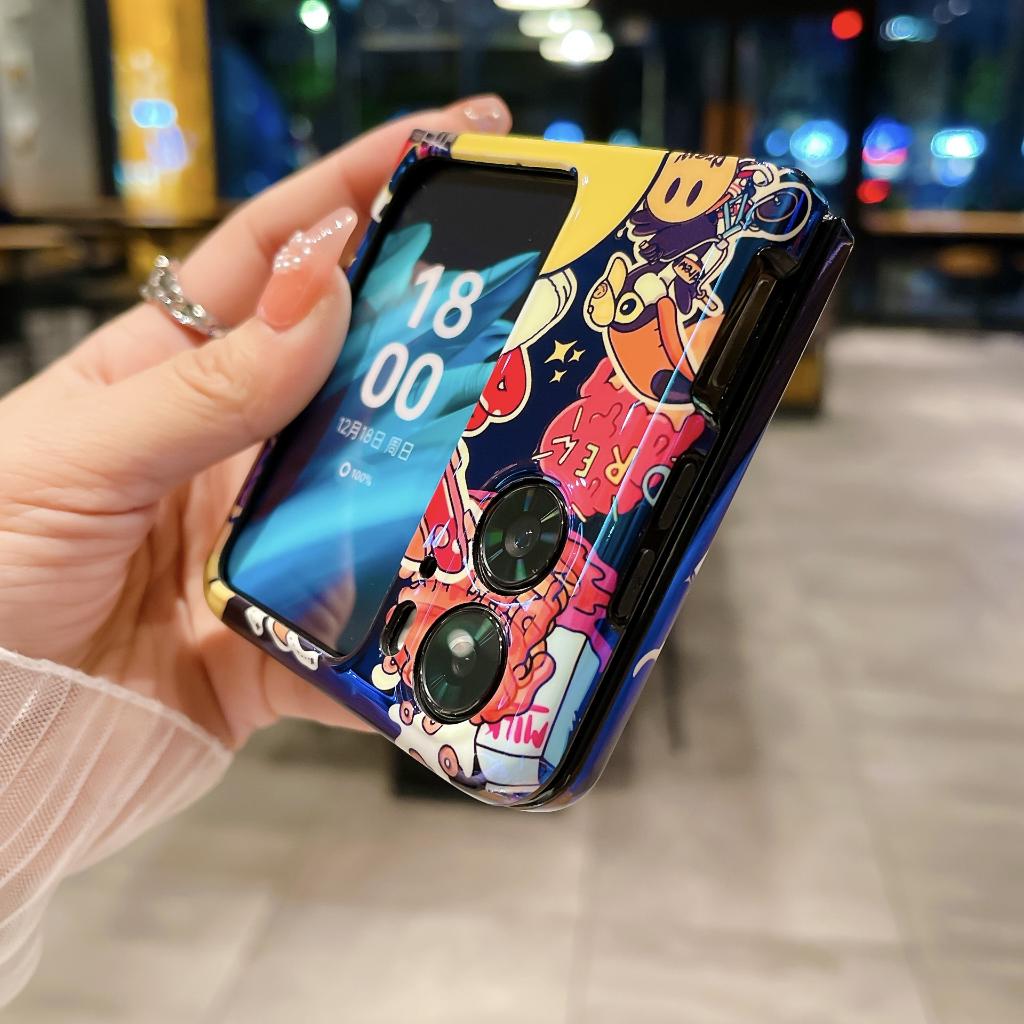 Ốp Lưng Họa Tiết D.R.E.W Cho Oppo FIND N2 FLIP - BUM STORE GALAXY CASE