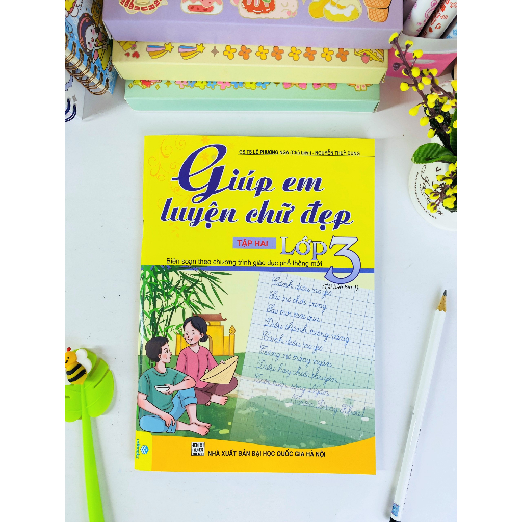 Sách - Combo 2 tập Giúp Em Luyện Chữ Đẹp Lớp 3 - Biên soạn theo CT GDPT mới - ndbooks