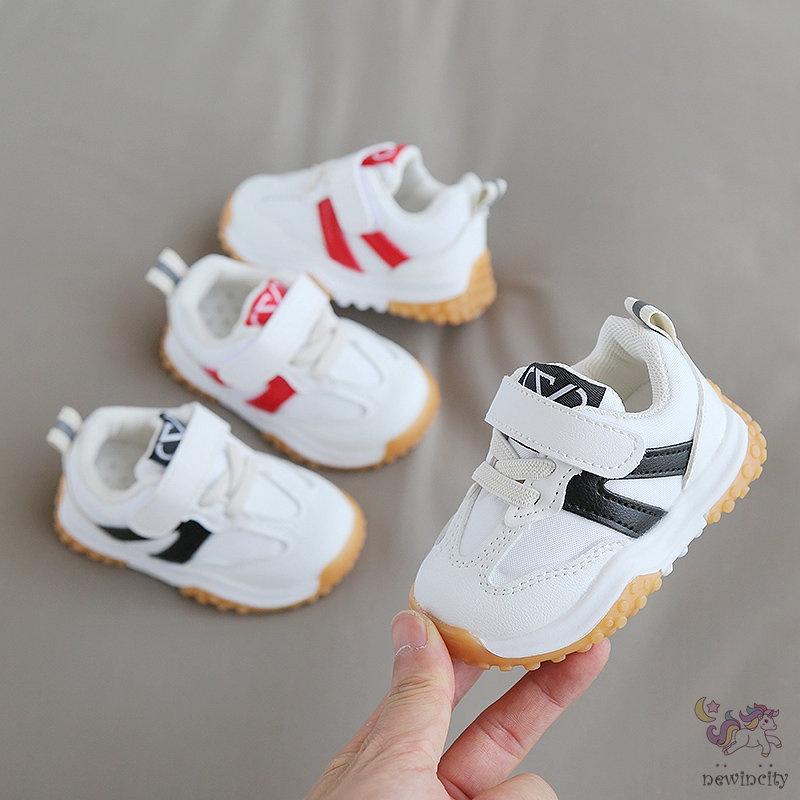 Giày Thể Thao Đế Cao Su Chống Trượt Phong Cách Hàn Quốc Cho Bé Gái