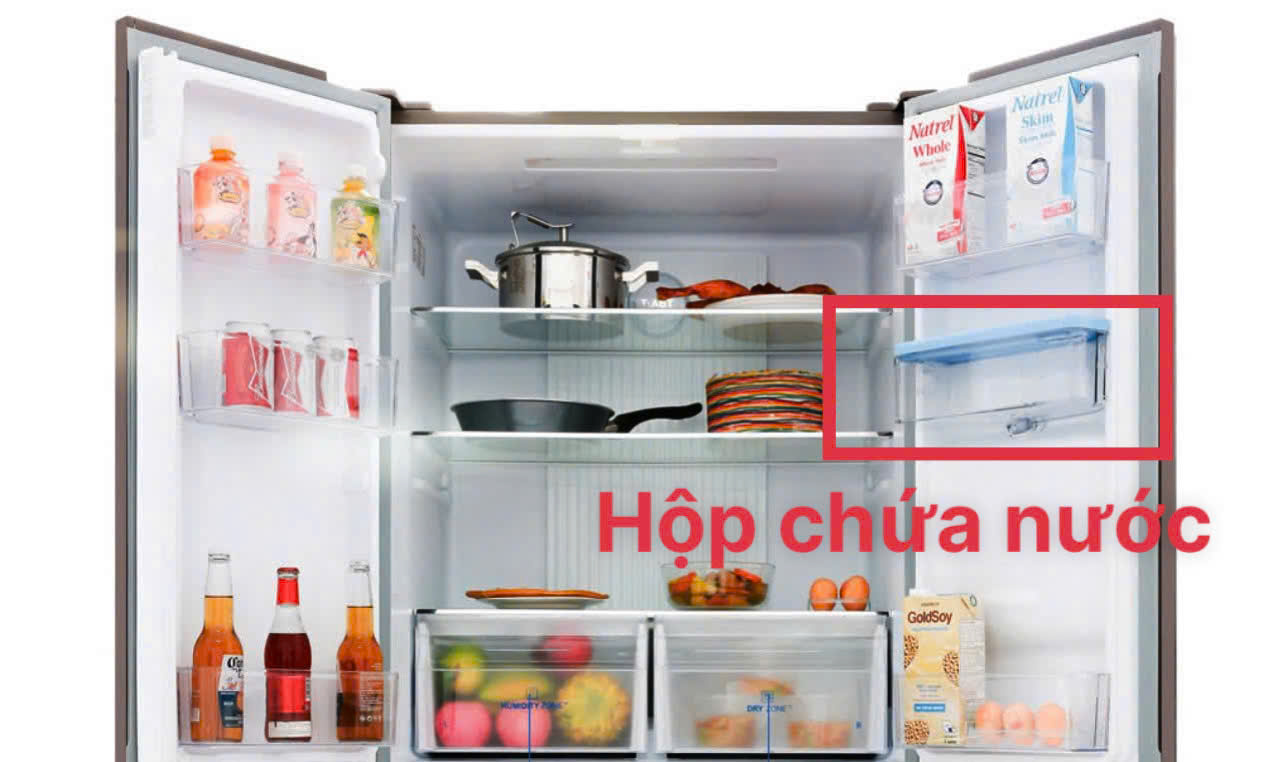 HỘP CHỨA NƯỚC TỦ LẠNH AQUA SIDE BY SIDE – HÀNG CHÍNH HÃNG