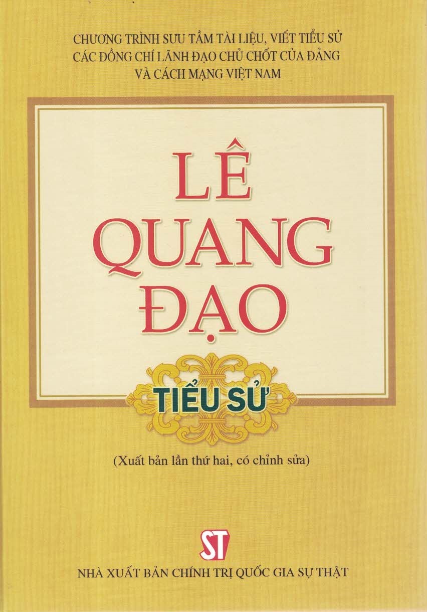 Lê Quang Đạo - Tiểu Sử (Bìa Cứng)