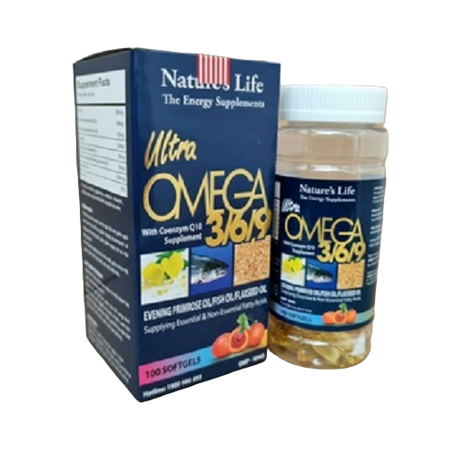 OMEGA 369 - Tăng cường thị lực cho mắt, giúp sáng mắt, bồi bổ sức khỏe hộp 100 viên