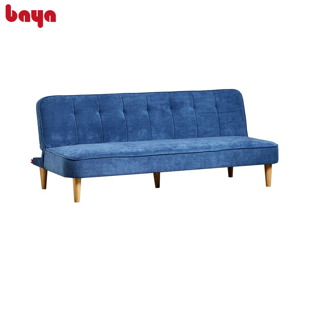 Sofa Giường BAYA GINA Làm Từ Gỗ Cao Su, Gỗ Ván Ép Có Độ Bền Cao, Chất Liệu Vải Mềm Cùng Nệm Mút Có Độ Cứng Và Đàn Hồi Vừa Phải, Mang Đến Cảm Giác Êm Ái, Thoải Mái