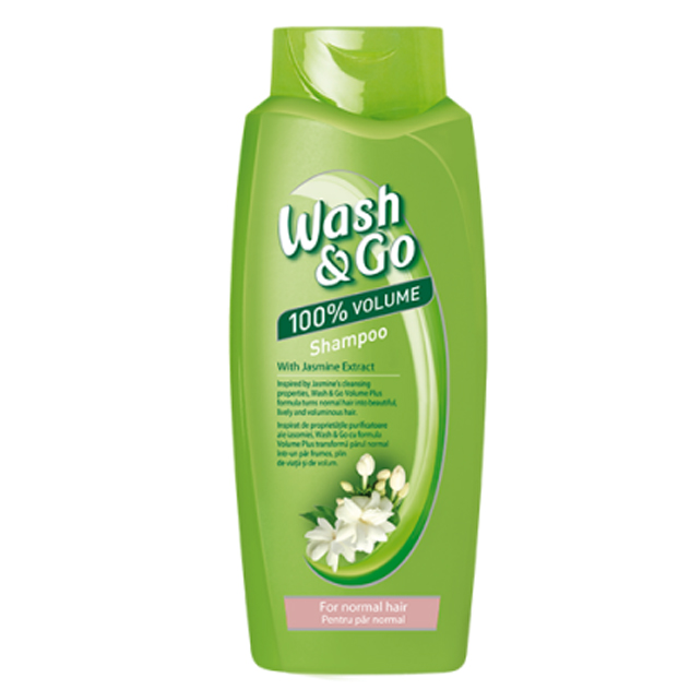 Dầu gội Wash&amp;Go Shampoo Jasmine Extract 750ml + Móc khóa