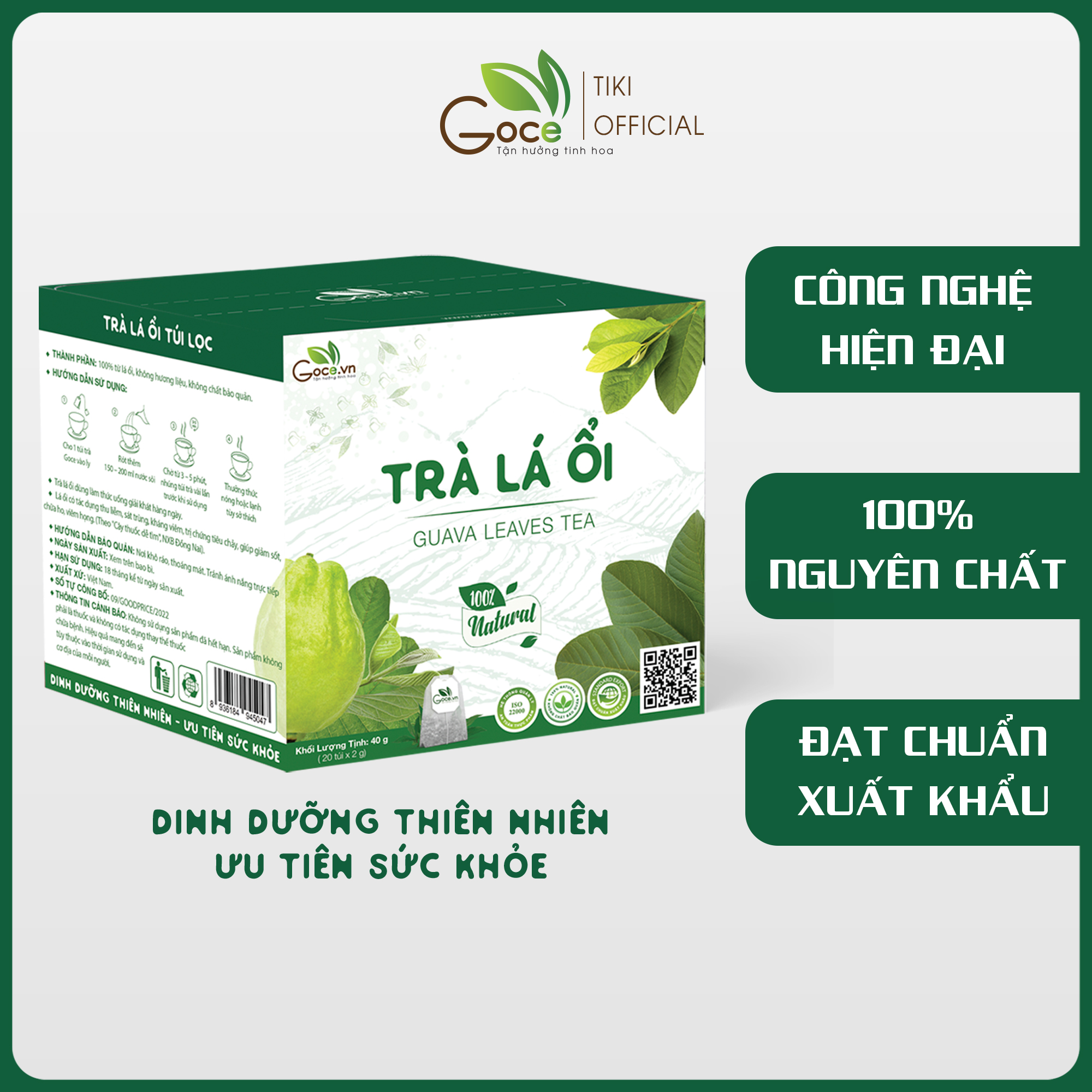 Trà lá ổi túi lọc Goce