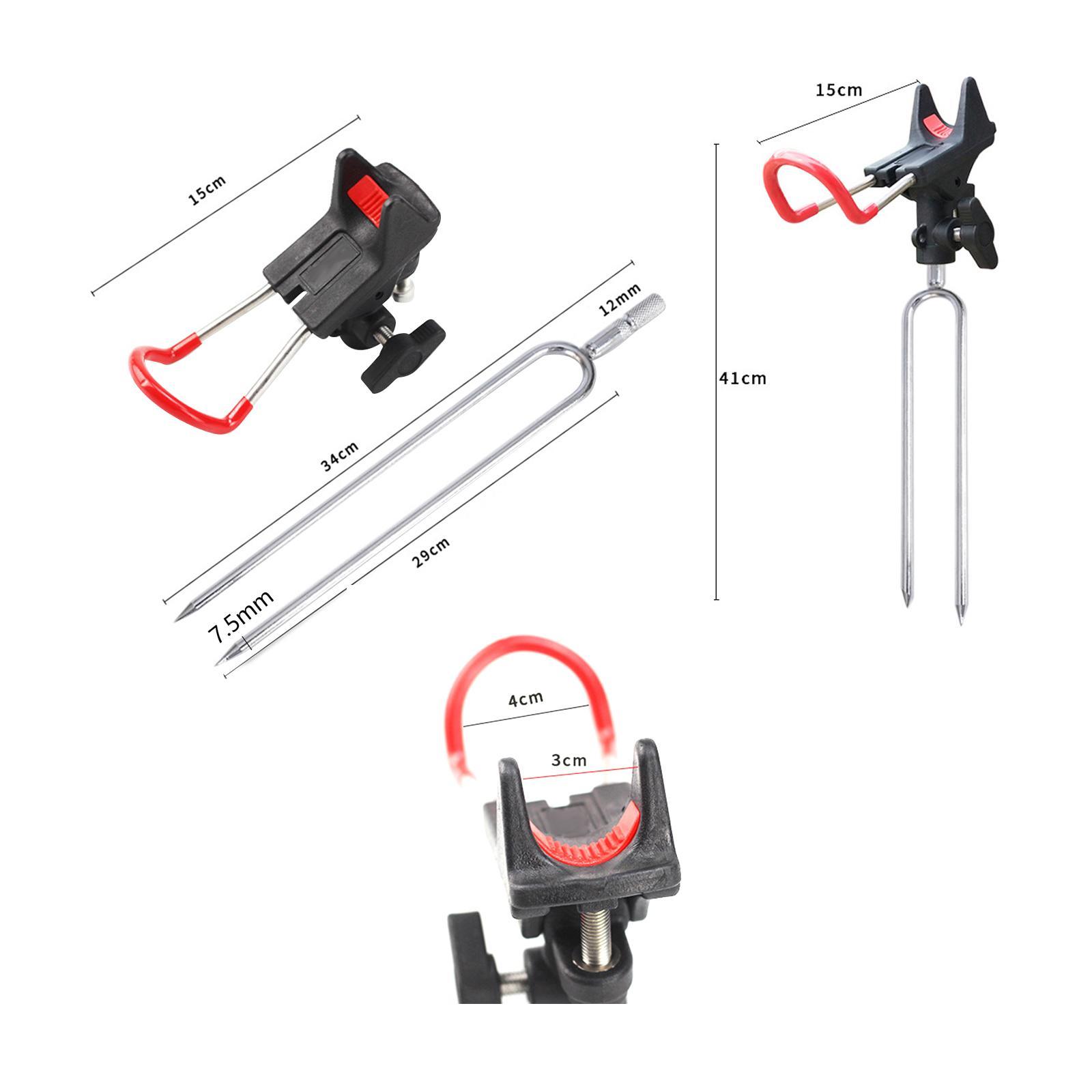 Fishing Rod Holder Support, Fishing Pole Holder, Rod Pole Holder, Portable Bracket Fishing Rod Stand for Lake Beach River Birthday Gift