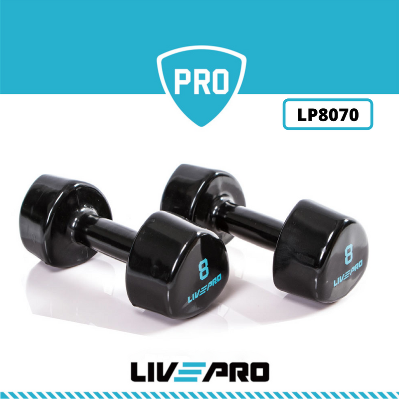 Tạ tay, tạ đơn tập gym thể hình cao cấp Studio Các Loại 7KG x2 Livepro Chính Hãng STUDIO DUMBBELL