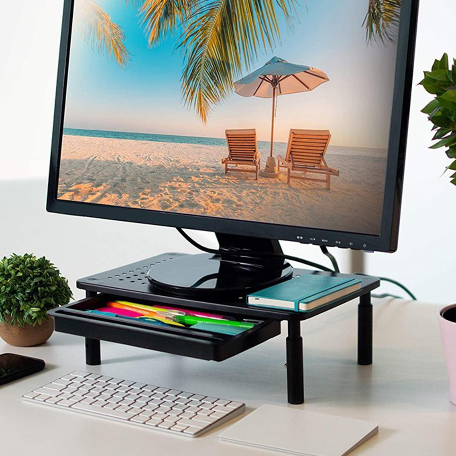 Monitor Stand with  Saving Monitor Riser for Desktop School