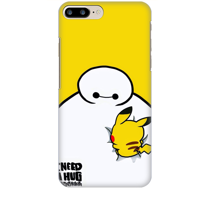 Ốp lưng dành cho điện thoại IPHONE 7 PLUS hinh Big Hero Pikachu