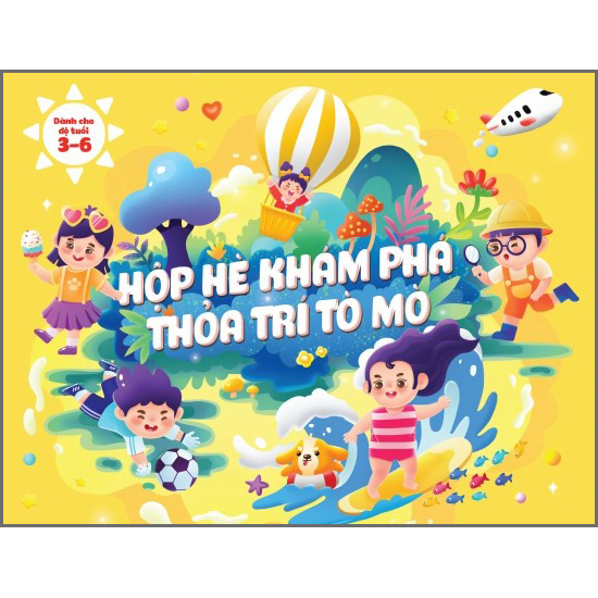 Hộp quà cho trẻ từ 3-6 tuổi: Hộp hè khám phá - Thỏa trí tò mò