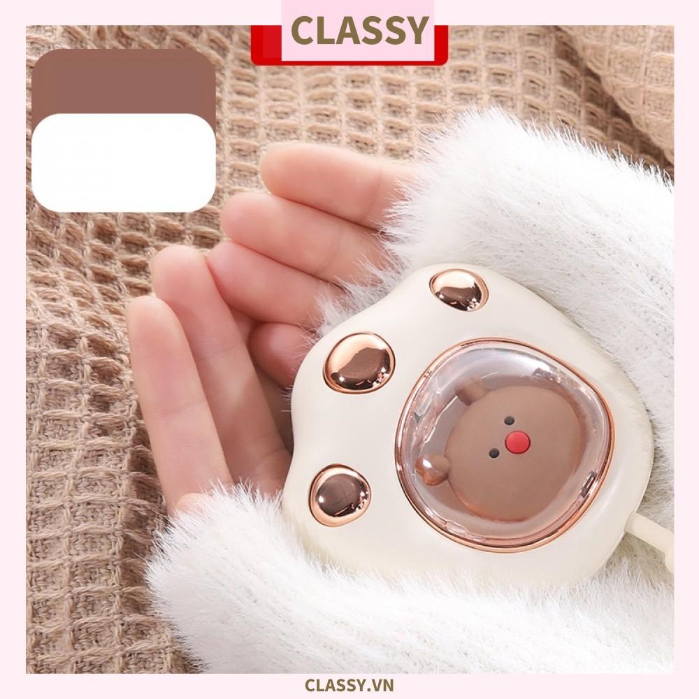 Máy sưởi ấm tay mini Classy sạc bằng USB nhỏ gọn nhiều màu PK1362