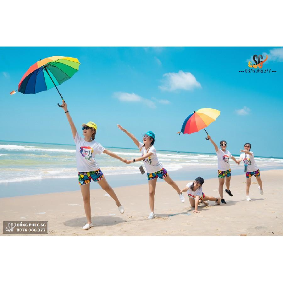 Quần nhóm đi biển - Hoạ tiết nổi bật - Chất mềm mịn, nhanh khô chuyên đi biển