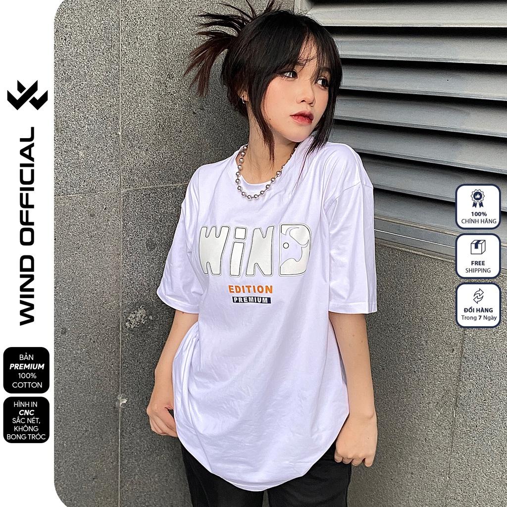 Áo thun tay lỡ form rộng WIND phông unisex bản Premium Edition nam nữ oversize ulzzang