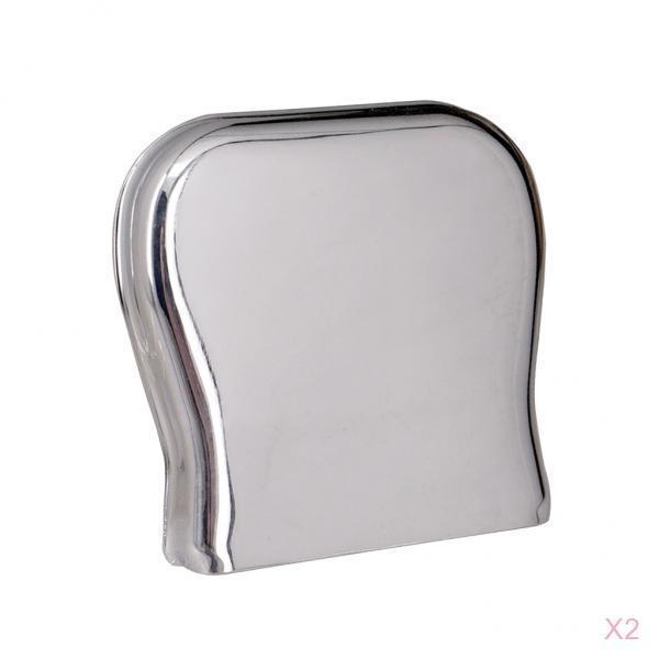 2x Iron Protective Cover Caps Bridges For Electric Guitar Parts