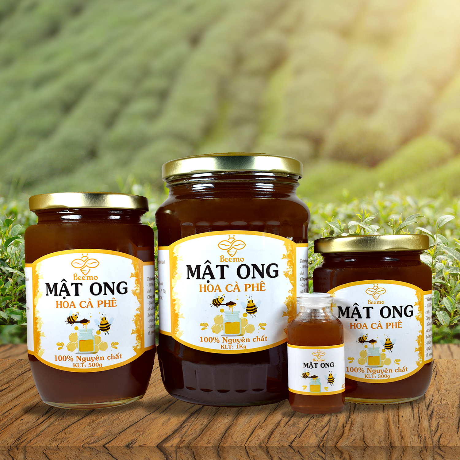 Mật ong nguyên chất hoa cà phê Beemo 35g