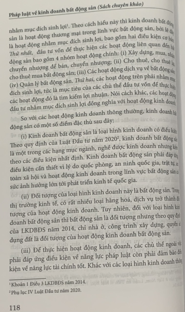 Pháp luật về kinh doanh bất động sản (Sách chuyên khảo)