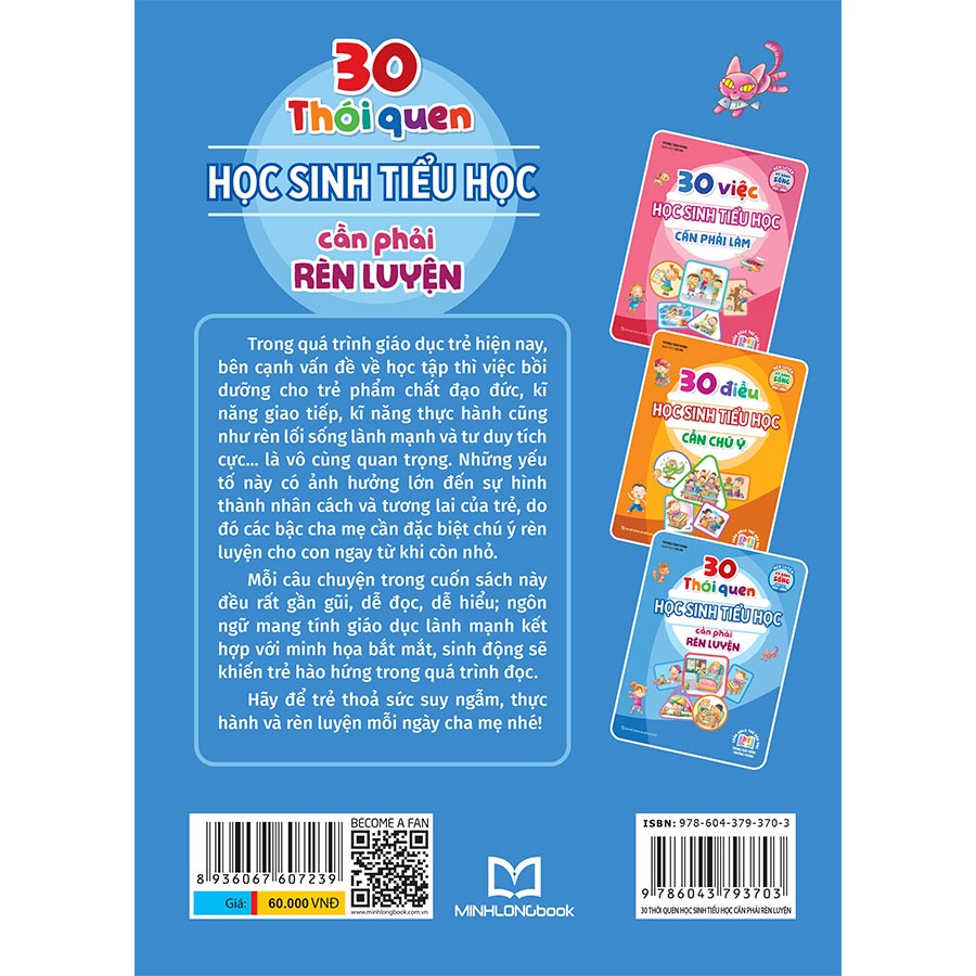 Sách - 30 Thói Quen Học Sinh Tiểu Học Cần Phải Rèn Luyện