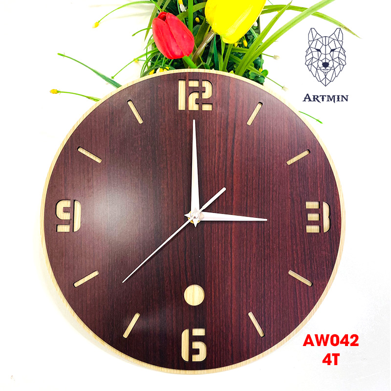AW042 - Đồng Hồ Gỗ Decor Bán Chạy 2023 – Đồng Hồ Treo Tường Trang Trí
