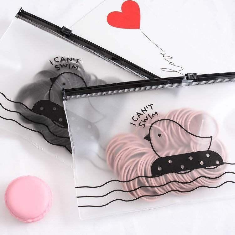 Set 100 Dây Thun Buộc Tóc Co Giãn Nhiều Màu Thời Trang Cho Nữ .