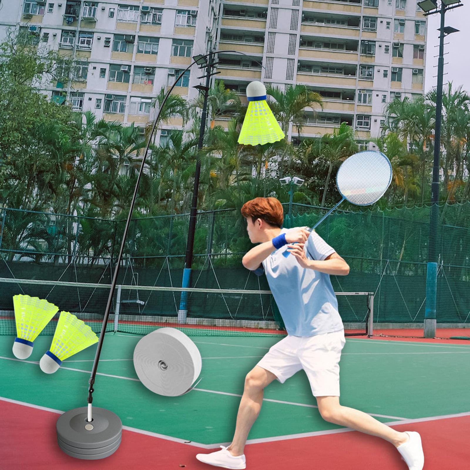 Self Practice Trainer Aid Tool Single Badminton Training Device Equipment