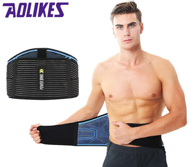 Đai Lưng Cột Sống AOLIKES A-7892, Giảm Đau Lưng Cho Người Thoát Vị, Thoái Hóa, Phục Hồi Chức Năng