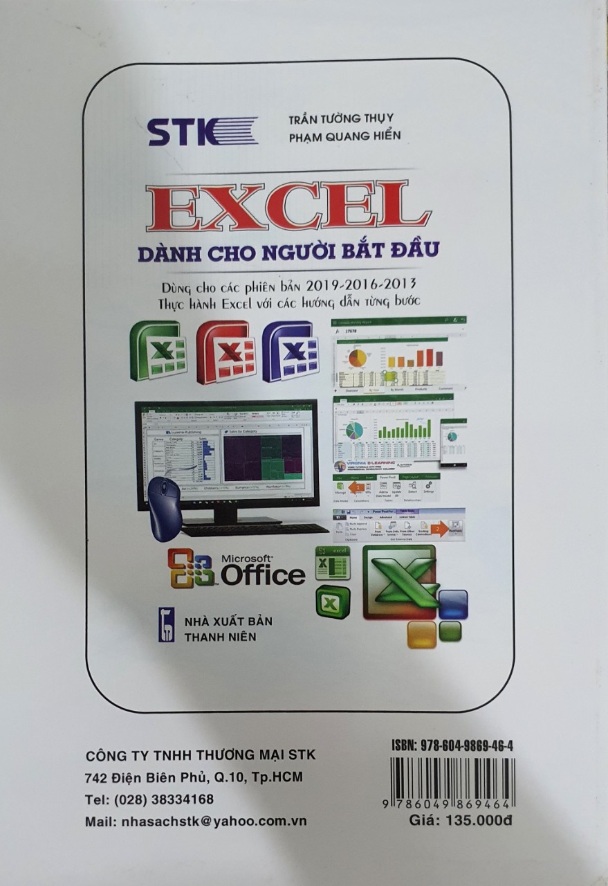 Giáo Trình Thực Hành Excel - Dùng Cho Các Phiên Bản 2019-2016-2013