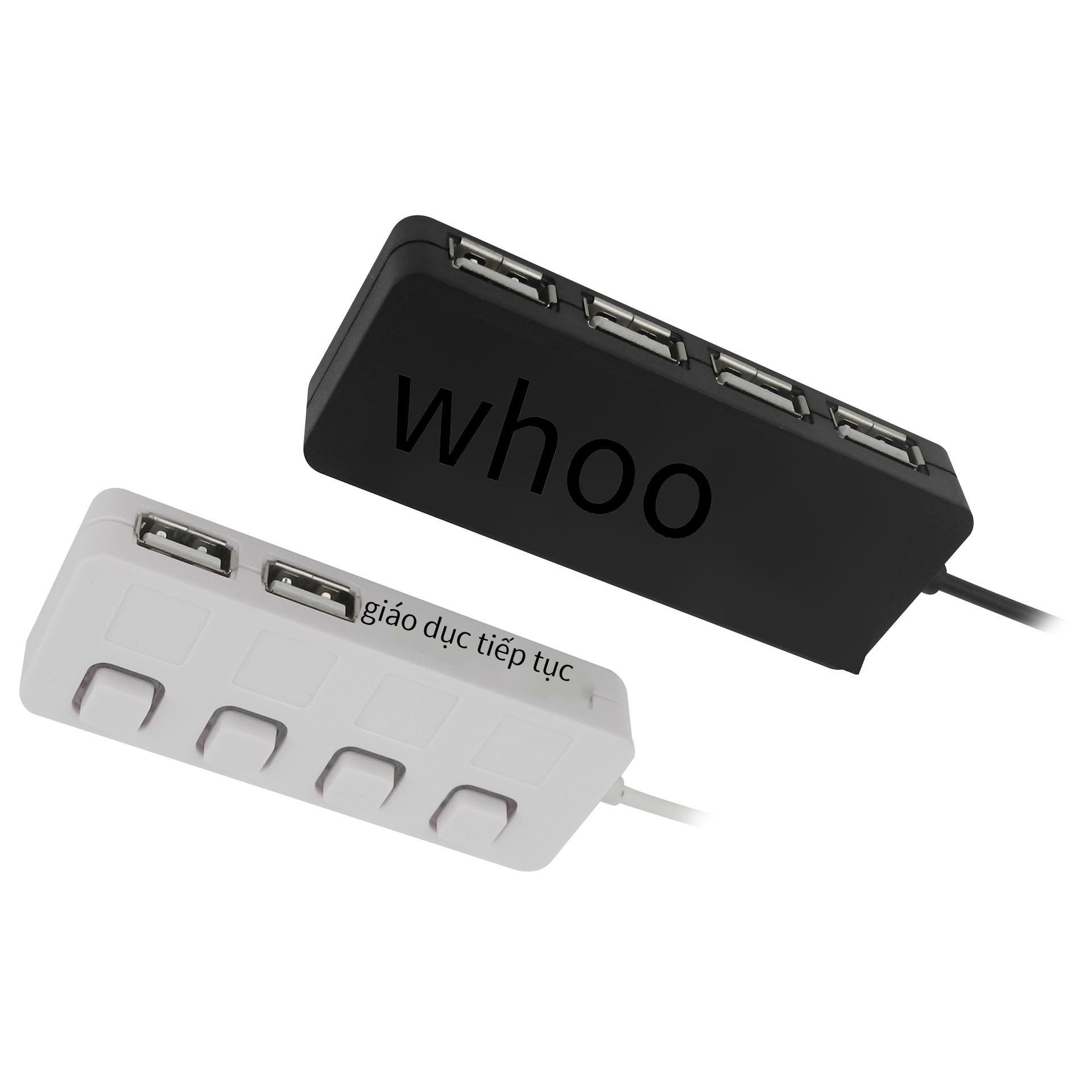 Nhà máy bán giá thấp nhất bộ mở rộng usb2.0hub một kéo bốn bộ chia công tắc độc lập Bộ mở rộng 4 cổng trung tâm đa giao diện