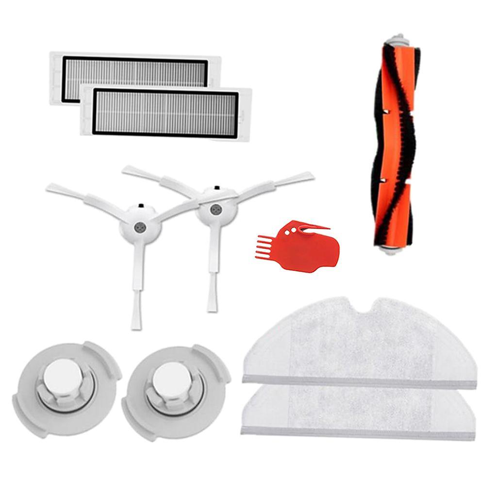 10pcs Main Brush HEPA Filter Side Brush for Robot Vacuum Cleaner
