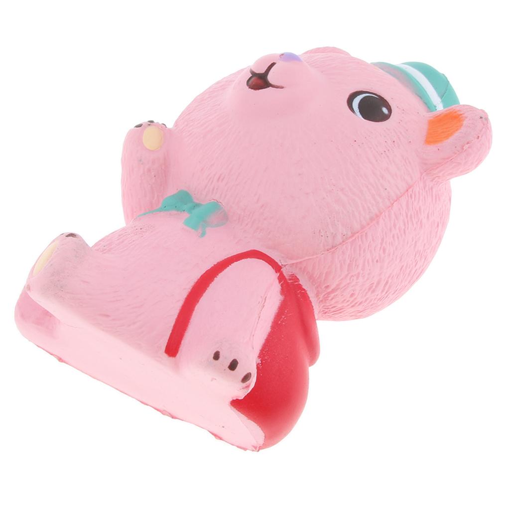 Jumbo Squishy Cartoon Backpack Pig Animal Soft Slow Rising Cream Scented Squeeze Kid Gift Toy Home Office Decor Christmas