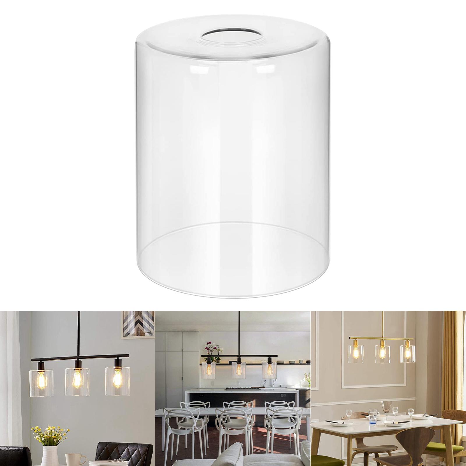 Glass Lamp Shade E26 Decor Clear for Chandelier Dining Room Pendant Light